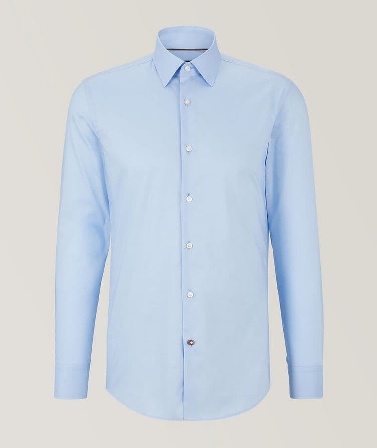 Slim-Fit Solid Dress Shirt image 0