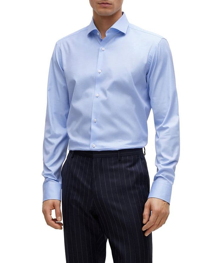 Regular-Fit Stretch-Twill Dress Shirt image 3