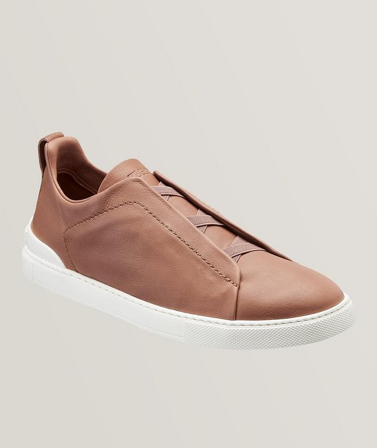 Zegna Flâneur sport en cuir, collection Triple Stitch