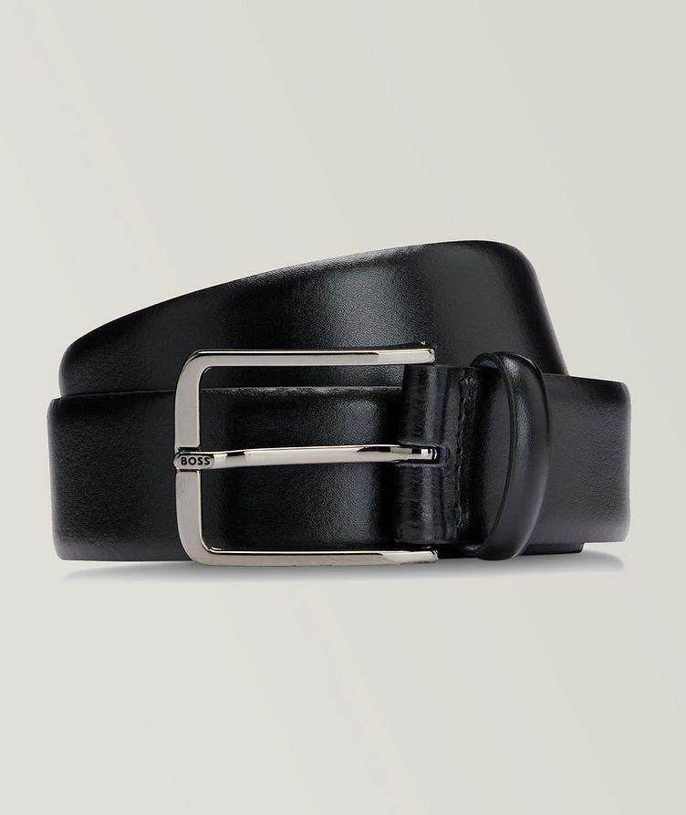 Crys Polished Leather Belt image 0