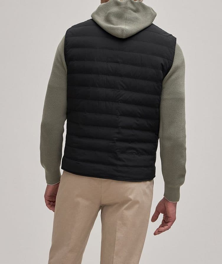 Water-Repellent Nylon Down Quilted Vest image 3