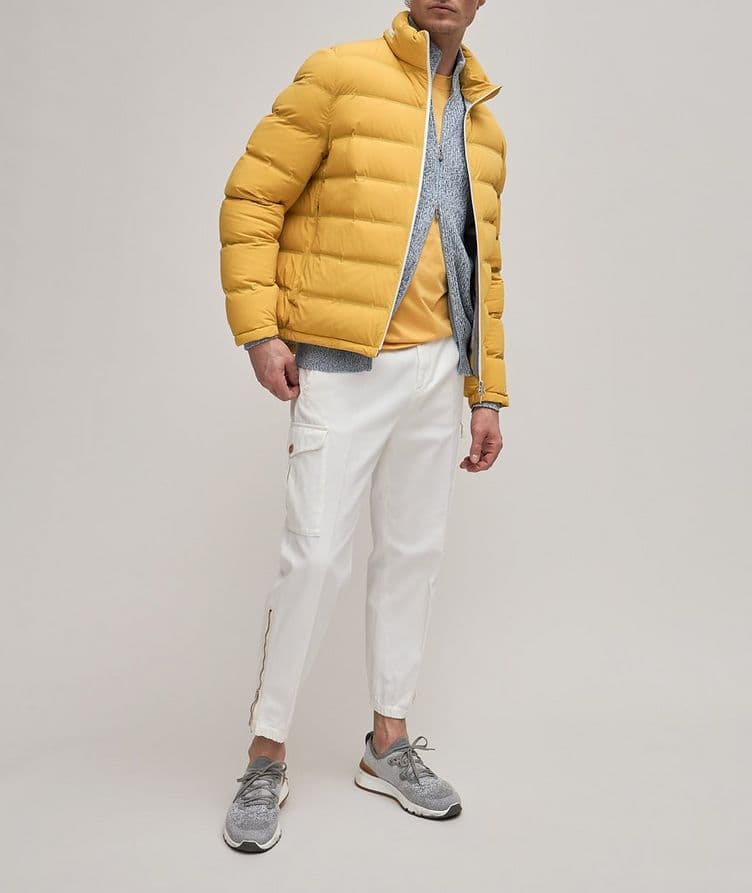 Bonded Nylon Down Puffer Jacket image 1