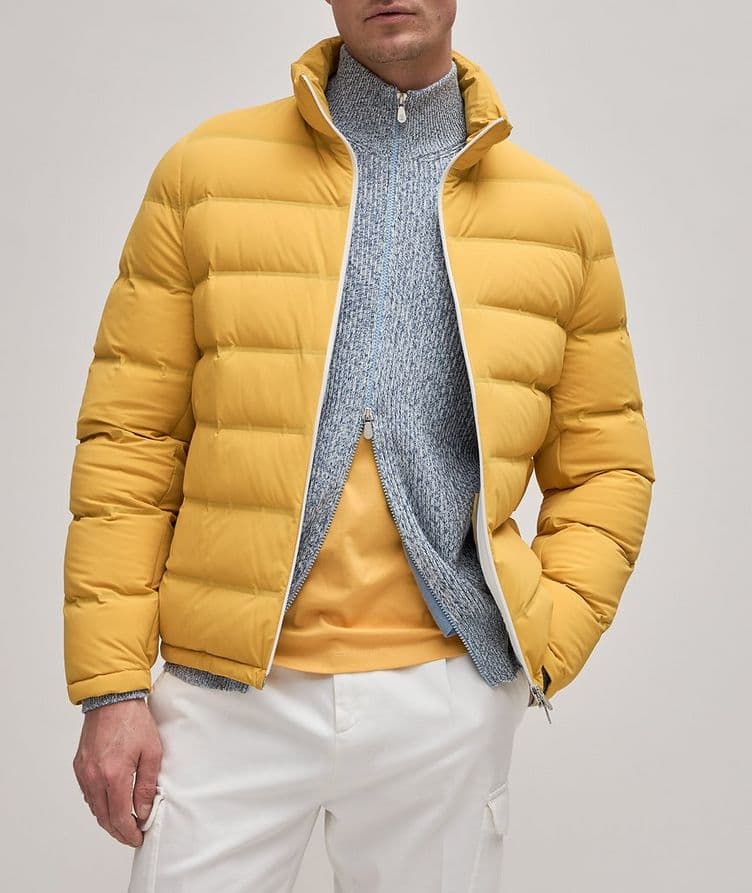 Bonded Nylon Down Puffer Jacket image 2