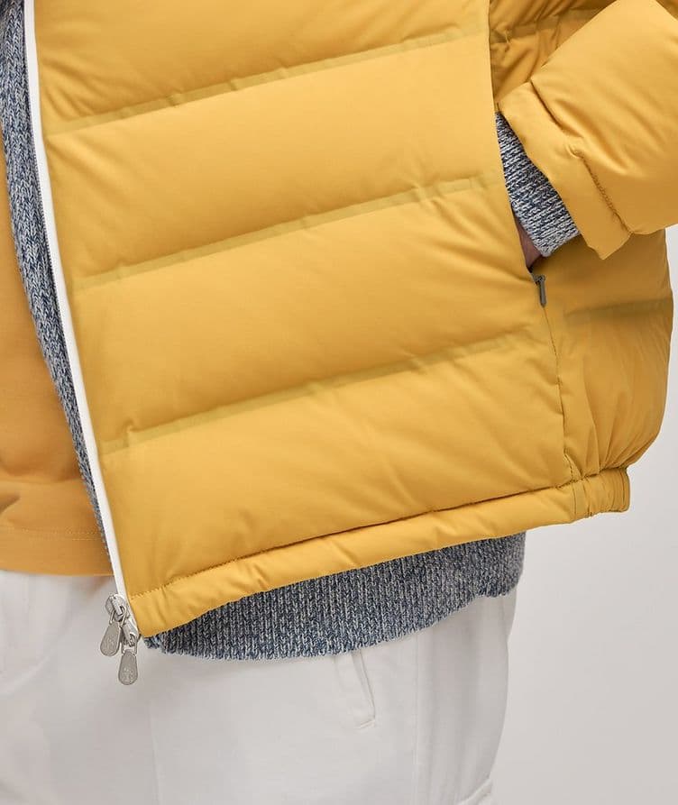 Bonded Nylon Down Puffer Jacket image 4