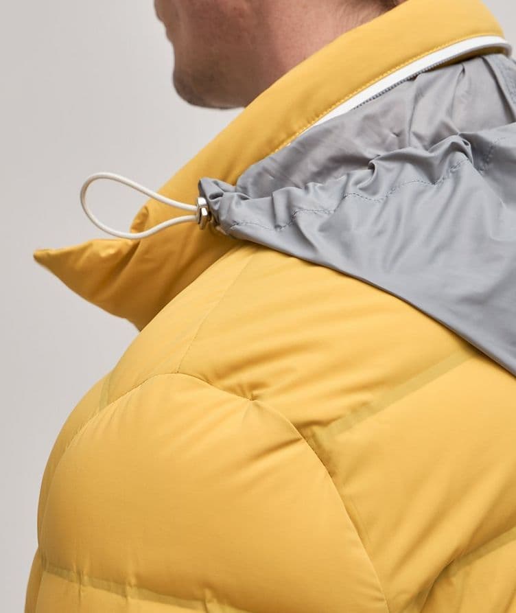 Bonded Nylon Down Puffer Jacket image 5