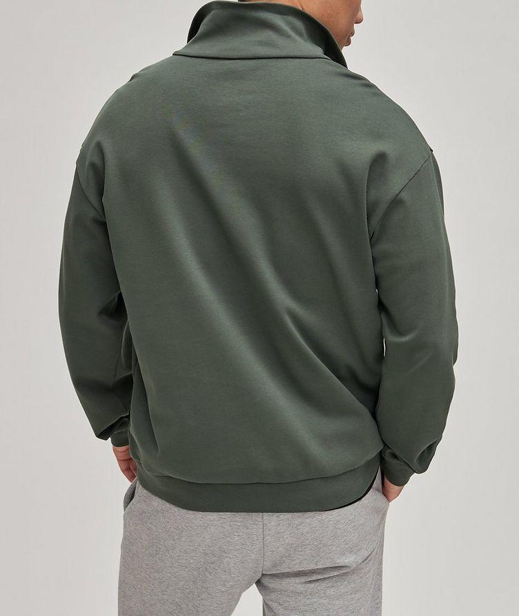 Long-Sleeve Turtleneck Quarter Zip Sweatshirt image 3