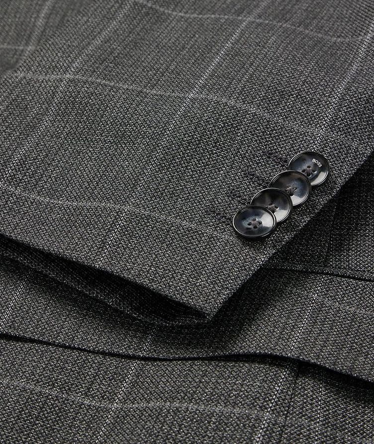 Checked Virgin Wool Three-Piece Suit image 6