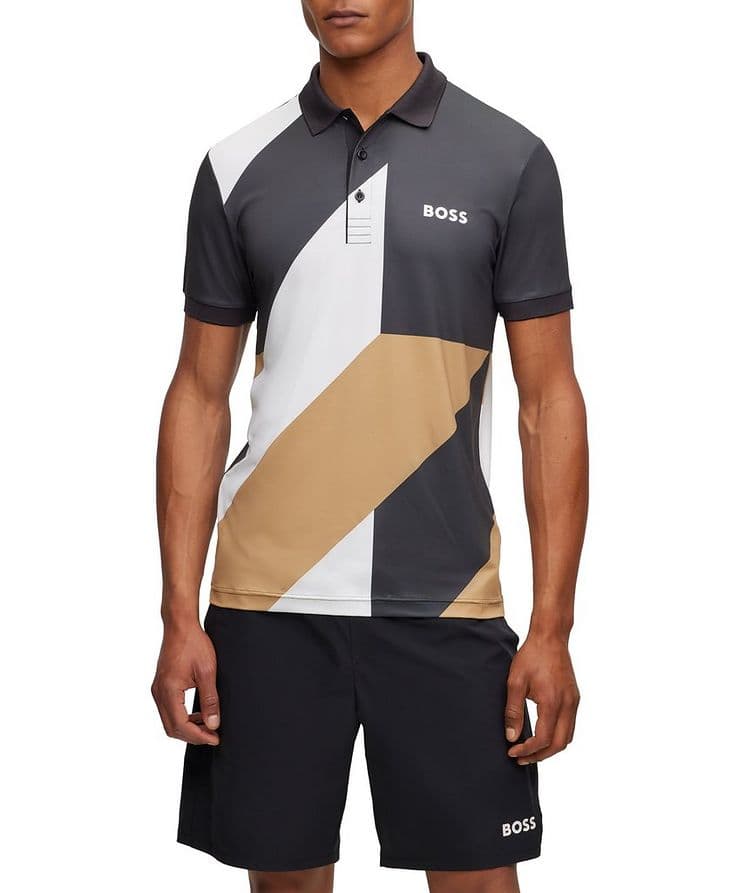 BOSS x Matteo Berrettini Patteo Technical Fabric Polo image 1