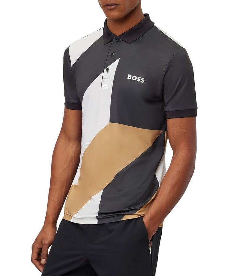 BOSS x Matteo Berrettini Patteo Technical Fabric Polo image 3