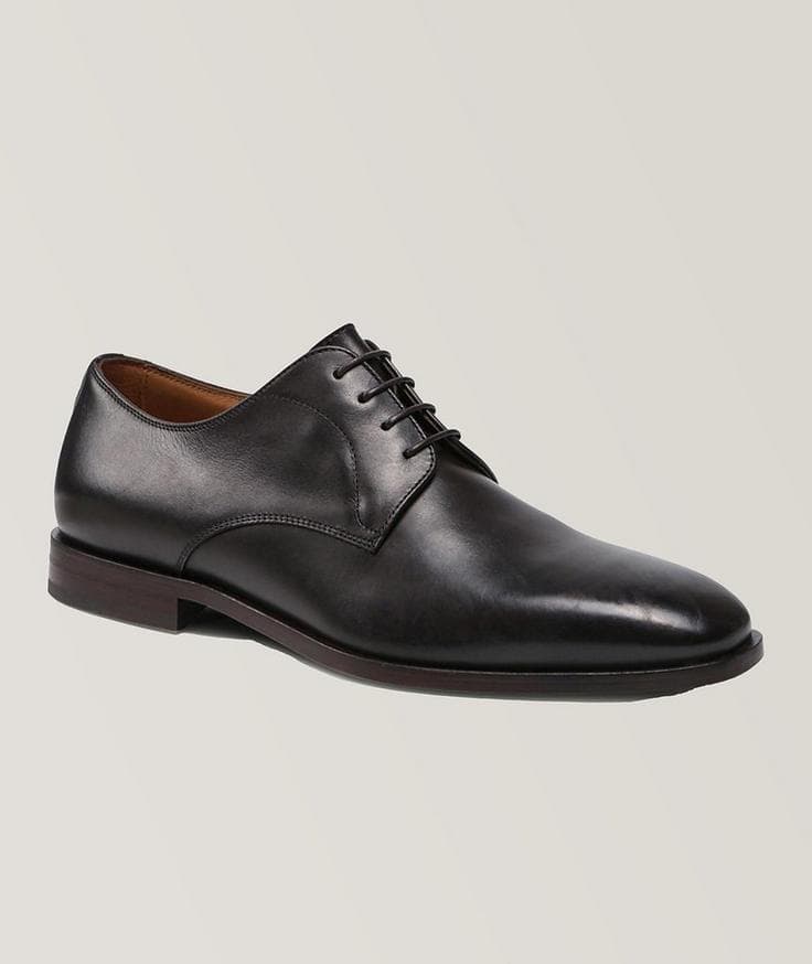 BOSS Lisbon Burnished Leather Derbies