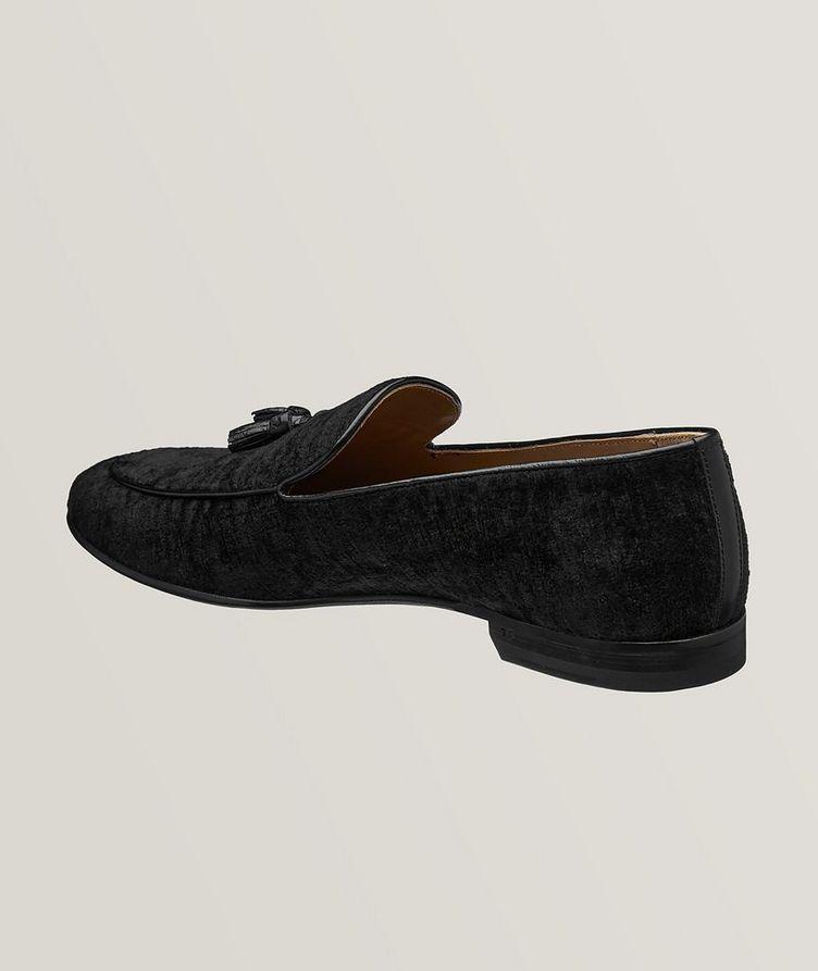 Liam Tassel Velvet Loafers image 1