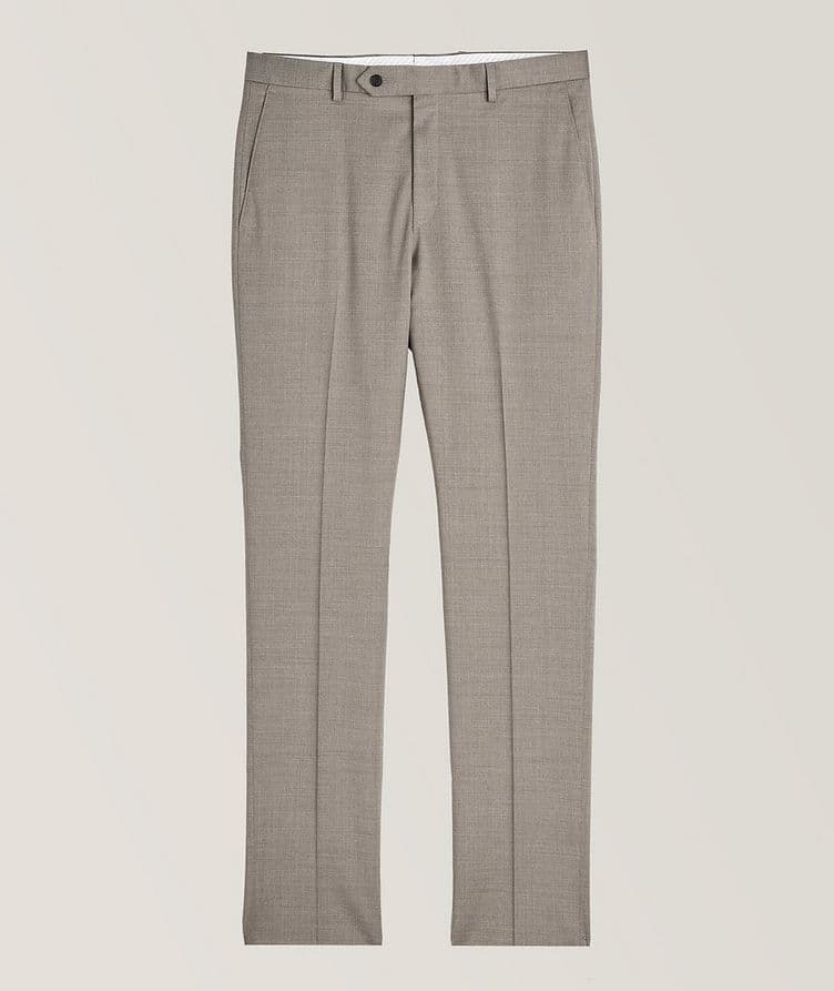 Pantalon habillé en laine de coupe contemporaine image 0