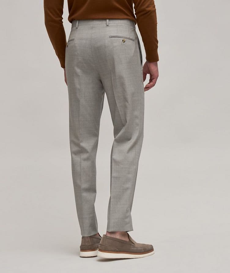 Pantalon habillé en laine de coupe contemporaine image 3