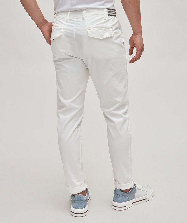 Drawstring Stretch-Cotton Pants image 3