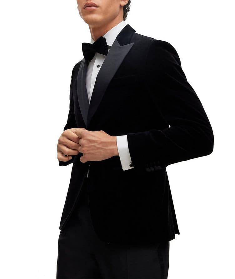 Hutson Cotton Velvet Tuxedo Jacket image 3