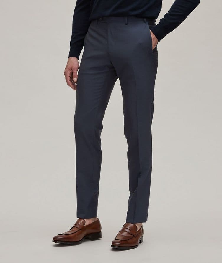 Kei Wool Crosshatch Dress Pants image 1