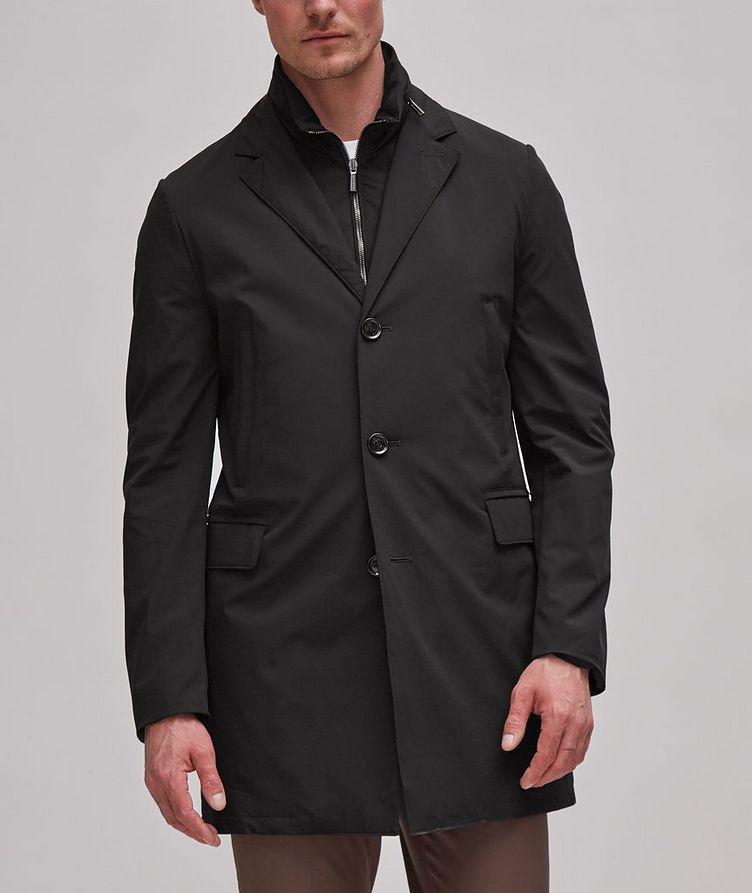 Girolamo Technical Fabric Trench Jacket image 1