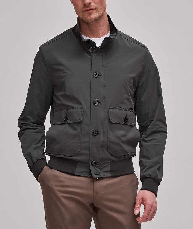 Carlos Nylon Bomber Jacket image 1