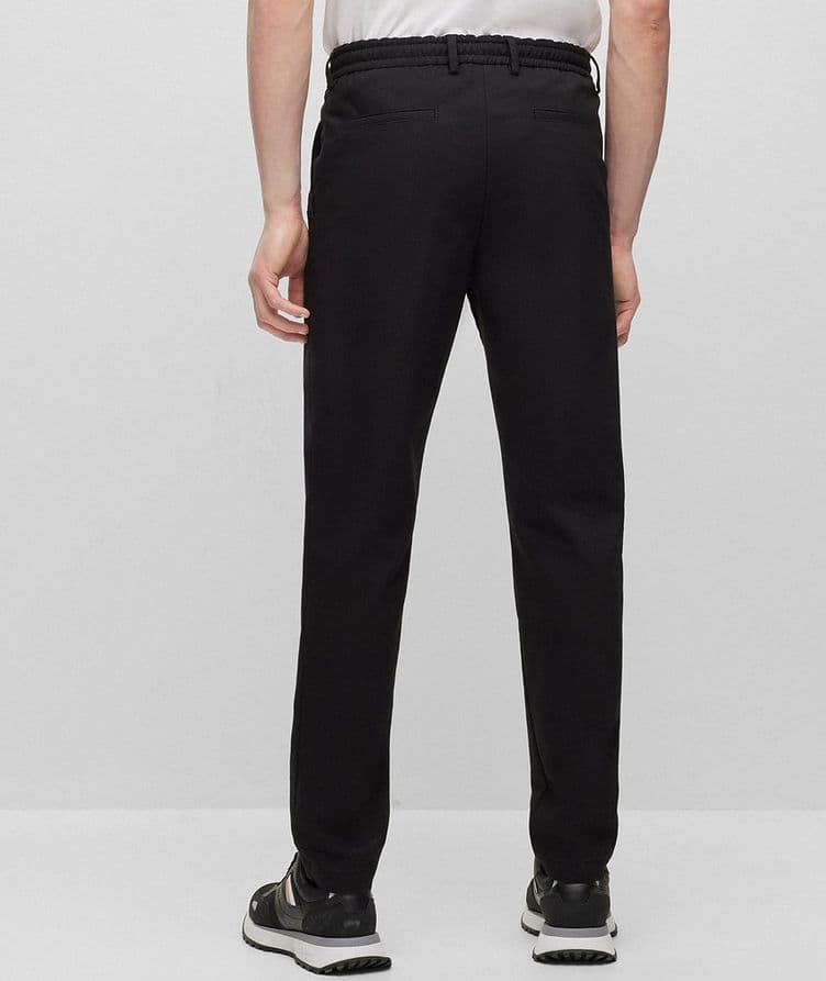 Cotton Blend Herringbone Pants  image 2