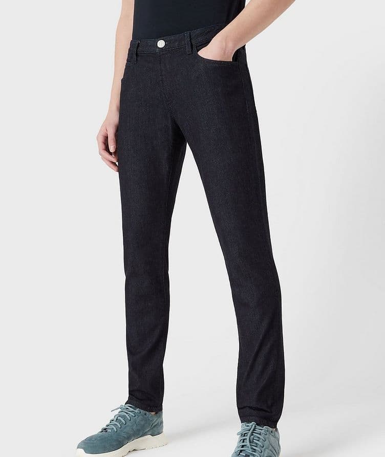 Slim-Fit Stretch-Cotton Jeans image 1