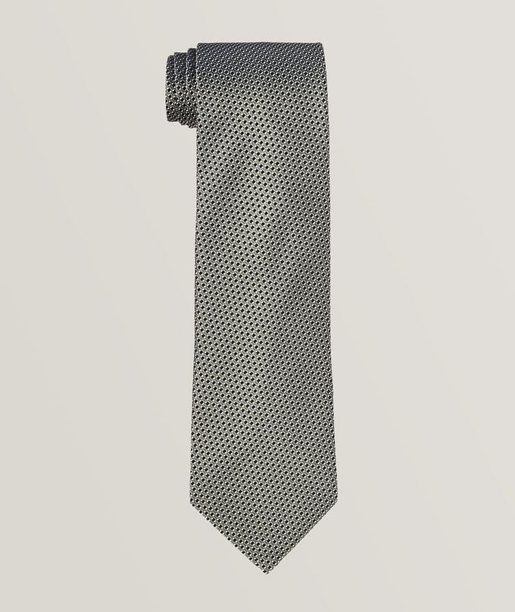 Silk Micro Neat Pattern Tie image 0