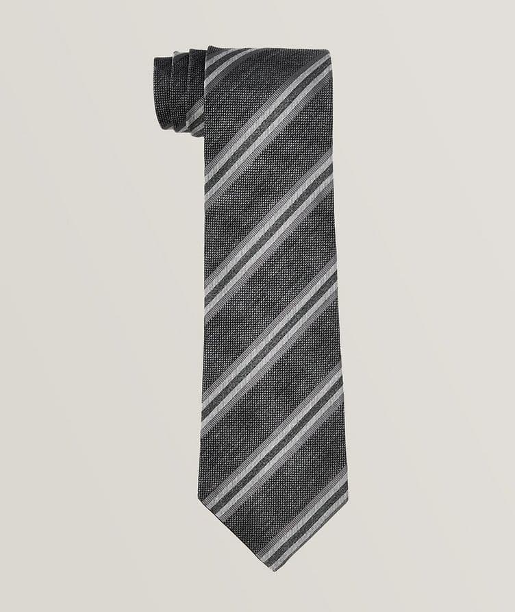 Silk Regimental Striped tie image 0