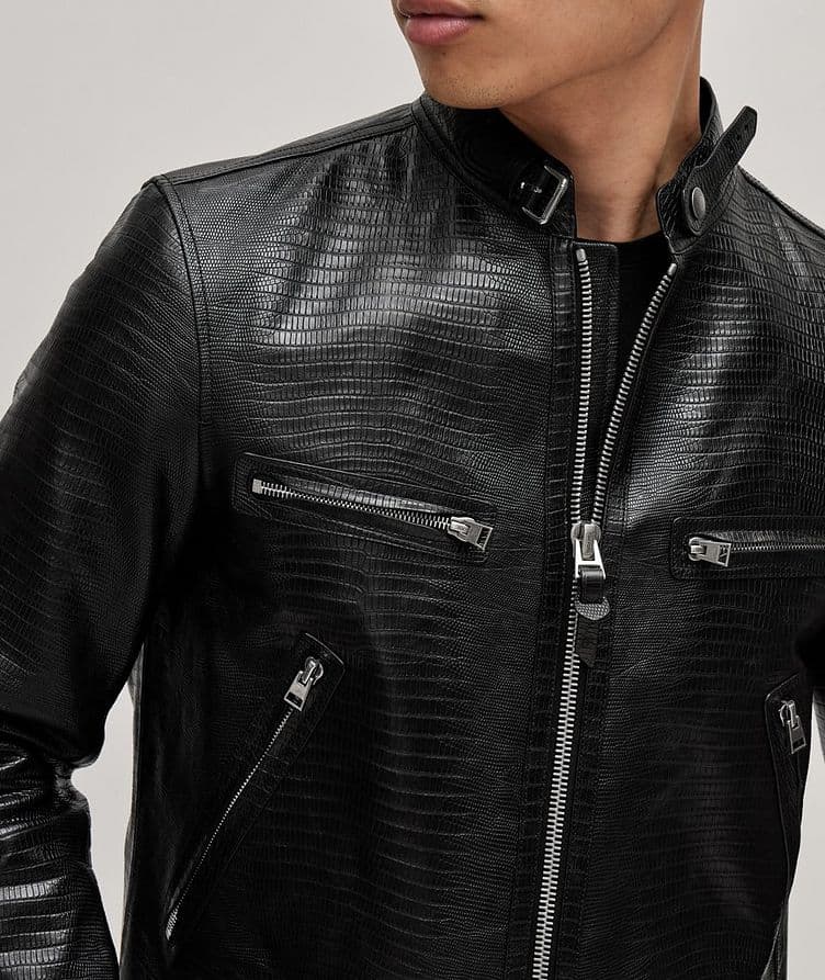 Stamped Tejus Zip Racer Jacket image 3