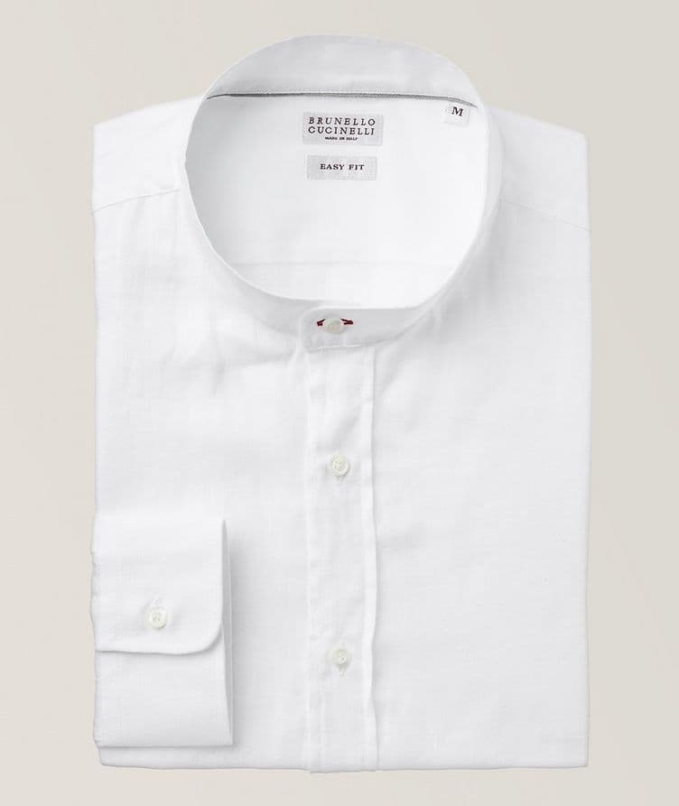 Solid Linen Sport Shirt  image 0