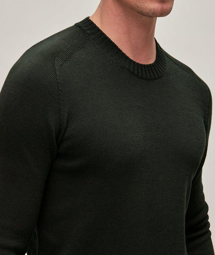 Cotton-Silk Knit Crewneck Sweater image 3