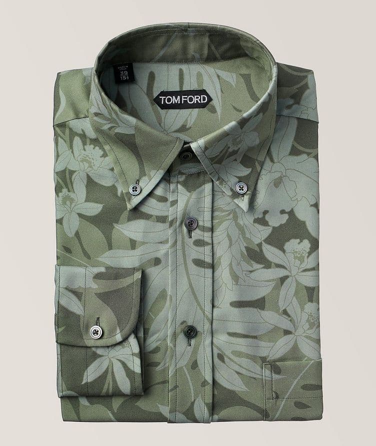 Chemise décontractée à motif camouflage image 0