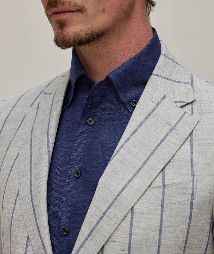 Wide Stripe Wool Suit image 3