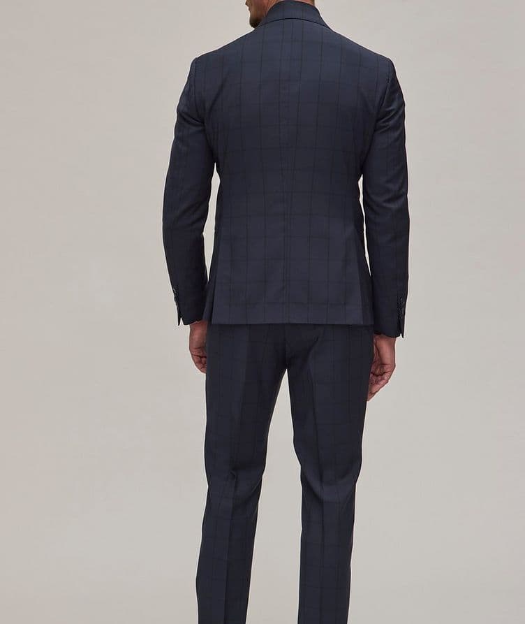 Tonal Windowpane Wool Suit image 2