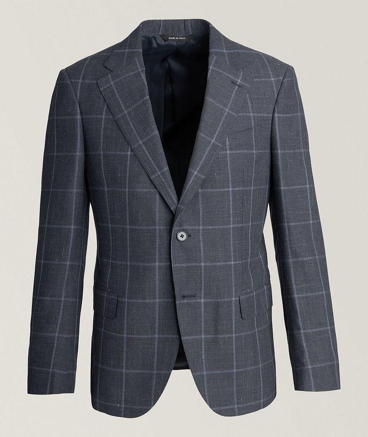 Windowpane Wool-Linen Suit image 0