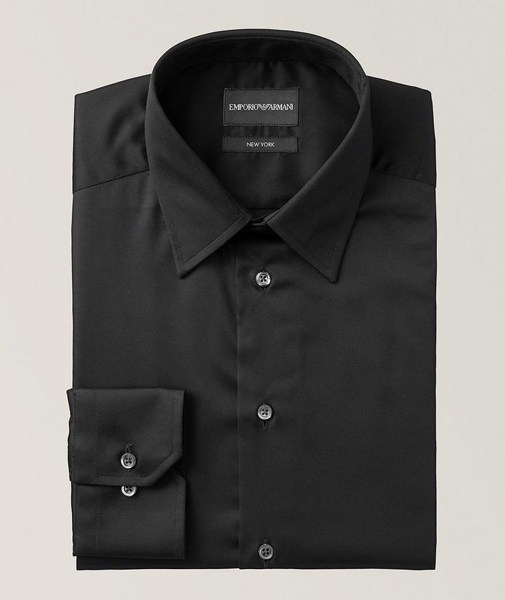 Emporio Armani Slim-Fit Stretch Cotton Sport Shirt