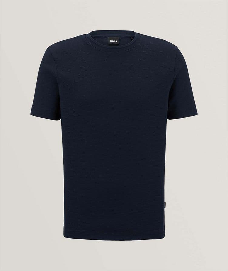 Tiburt Jacquard Cotton-Blend T-Shirt image 0