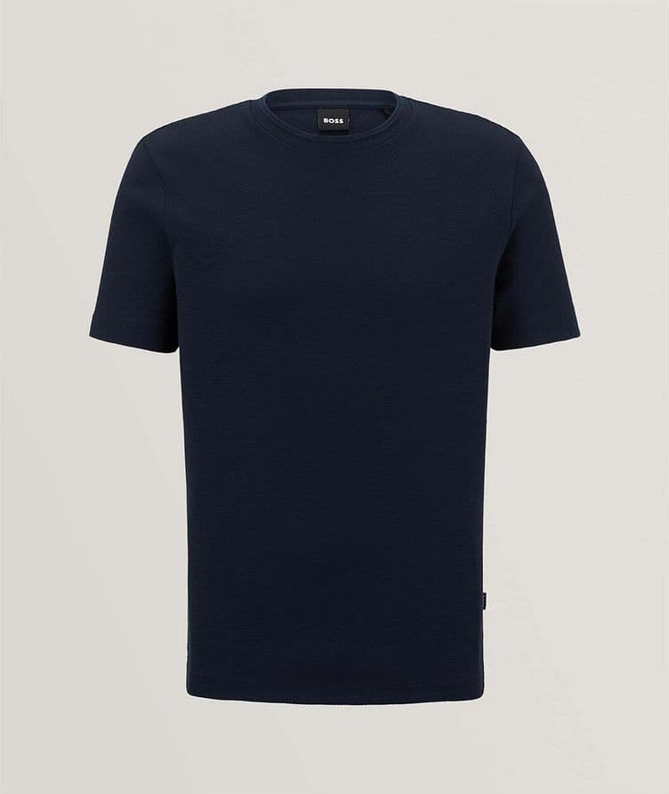 Tiburt Jacquard Cotton-Blend T-Shirt image 1