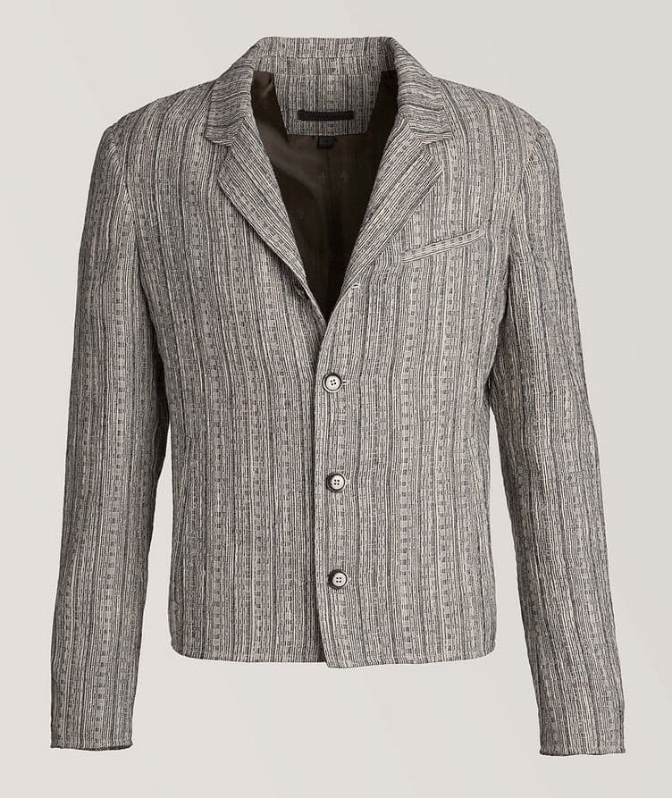 Textured Weave Cotton-Hemp Jacket image 0