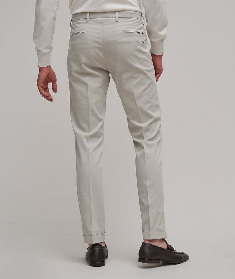 Slim Fit Cotton-Stretch Pants image 2