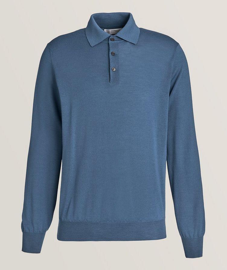 Fine Gauge Wool-Cashmere Knitted Polo  image 0