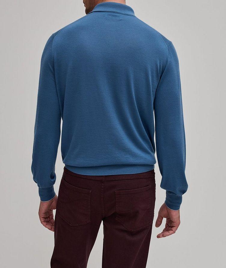 Fine Gauge Wool-Cashmere Knitted Polo  image 2