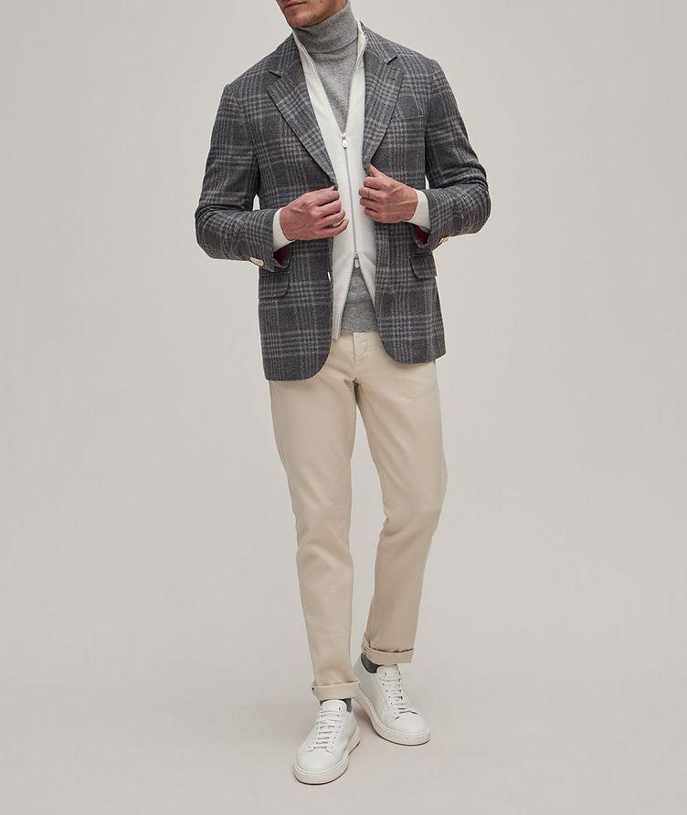 Full Zip Cashmere Knitted Cardigan image 3