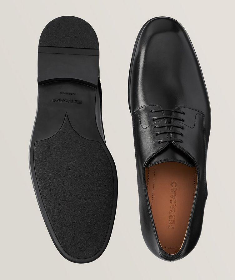 Fosco Polished Leather Plain-Toe Derbies image 2