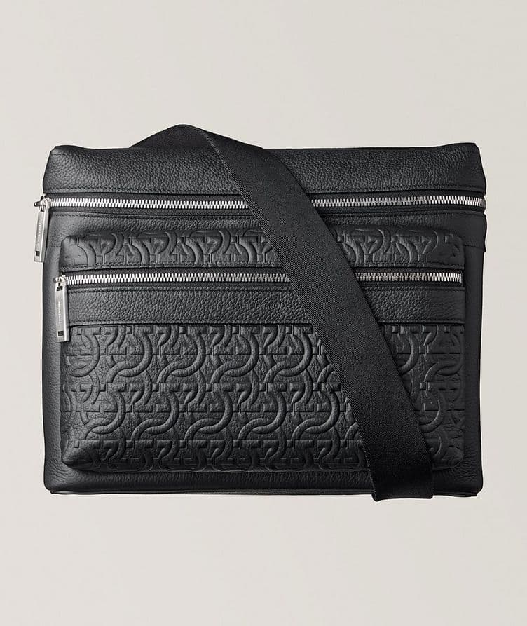 City Embossed Calfskin Leather Messenger Bag image 0