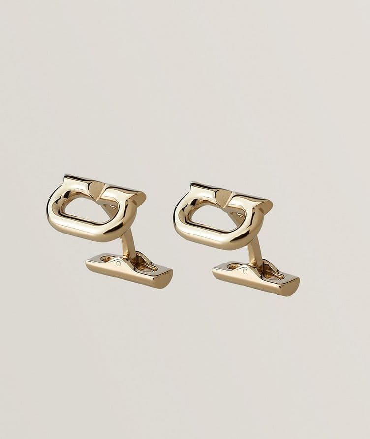 Gancini Brass Cufflinks image 0