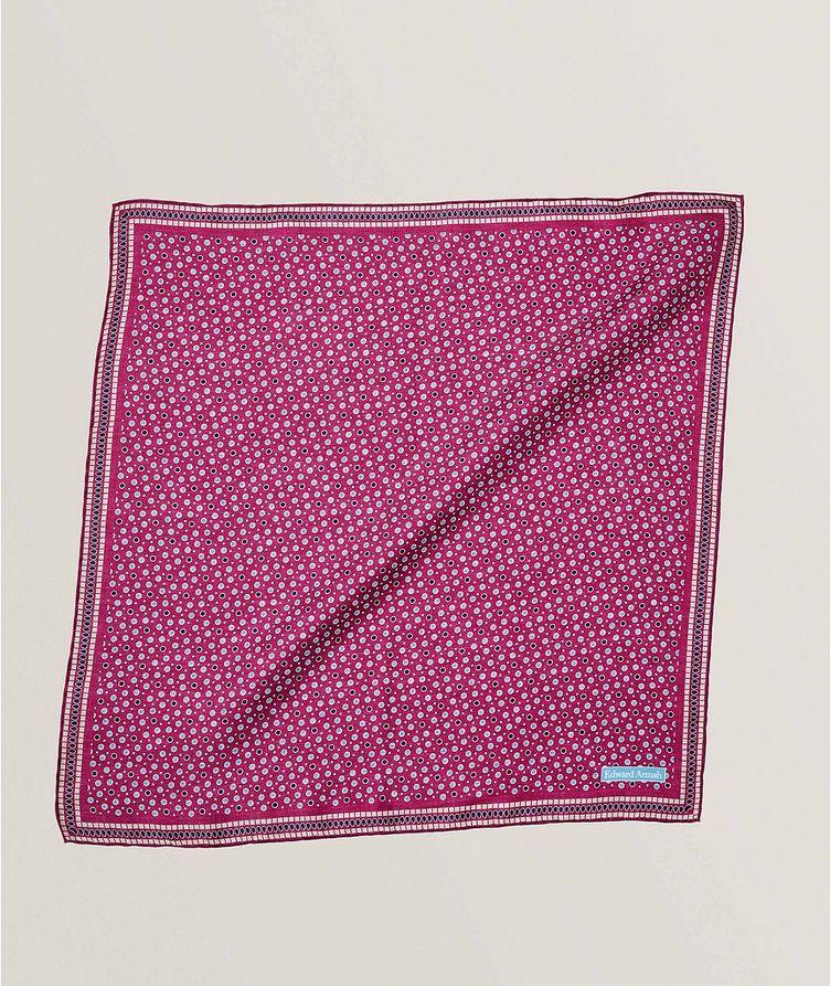 Shadowed Dot Silk Pocket Square image 0