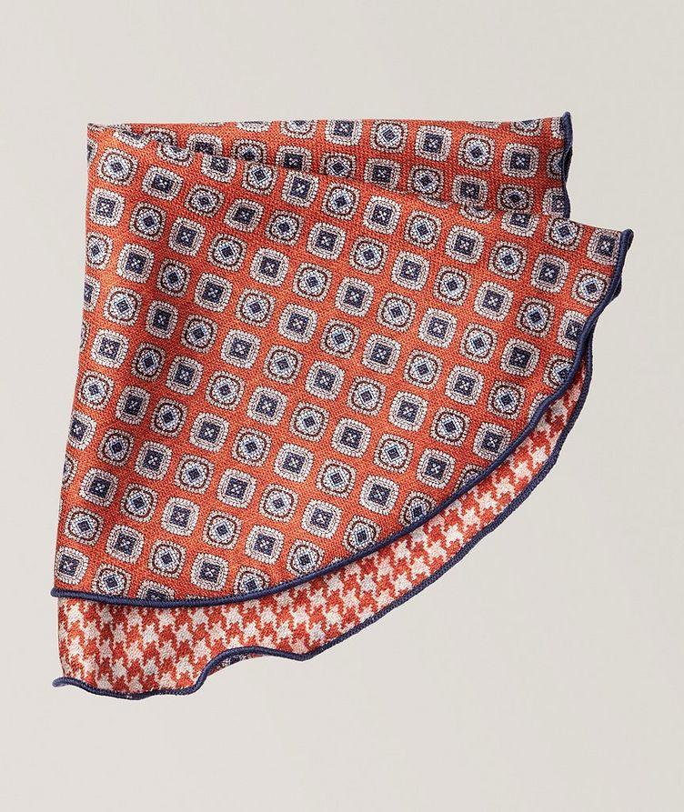 Reversible Houndstooth & Medallion Pocket Circle  image 0