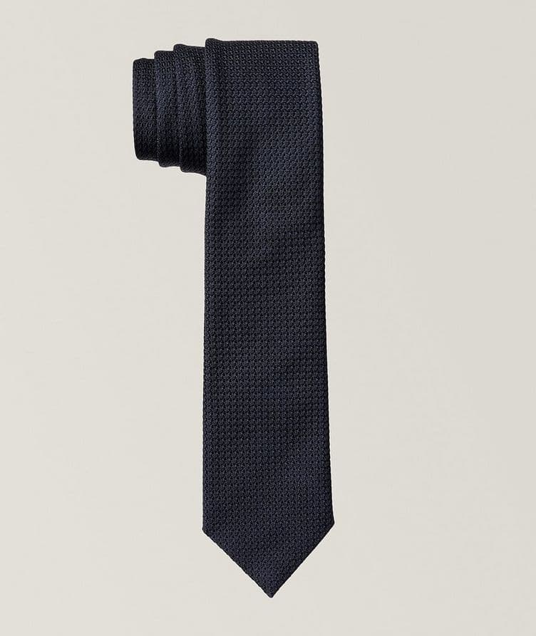 Micro Grenadine Silk Tie image 0