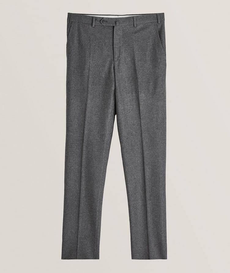 Flannel Stretch Wool-Cashmere Blend Pants image 0