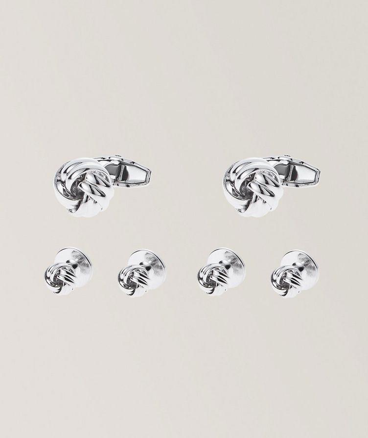 Knot Cufflinks & Stud Set image 0