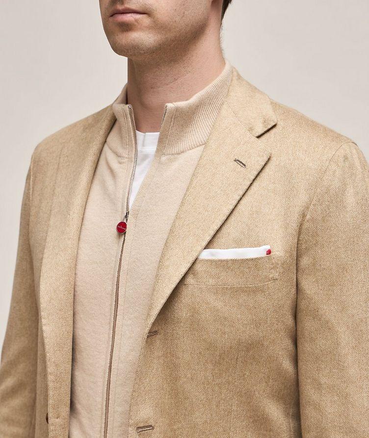 Herringbone Cashmere Sport Jacket image 3